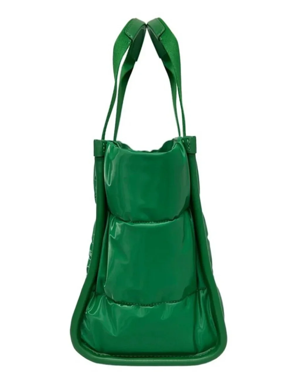 Kate spade Kip Puffy Small Tote KM669 Green Recycled Polyester Polyurethane